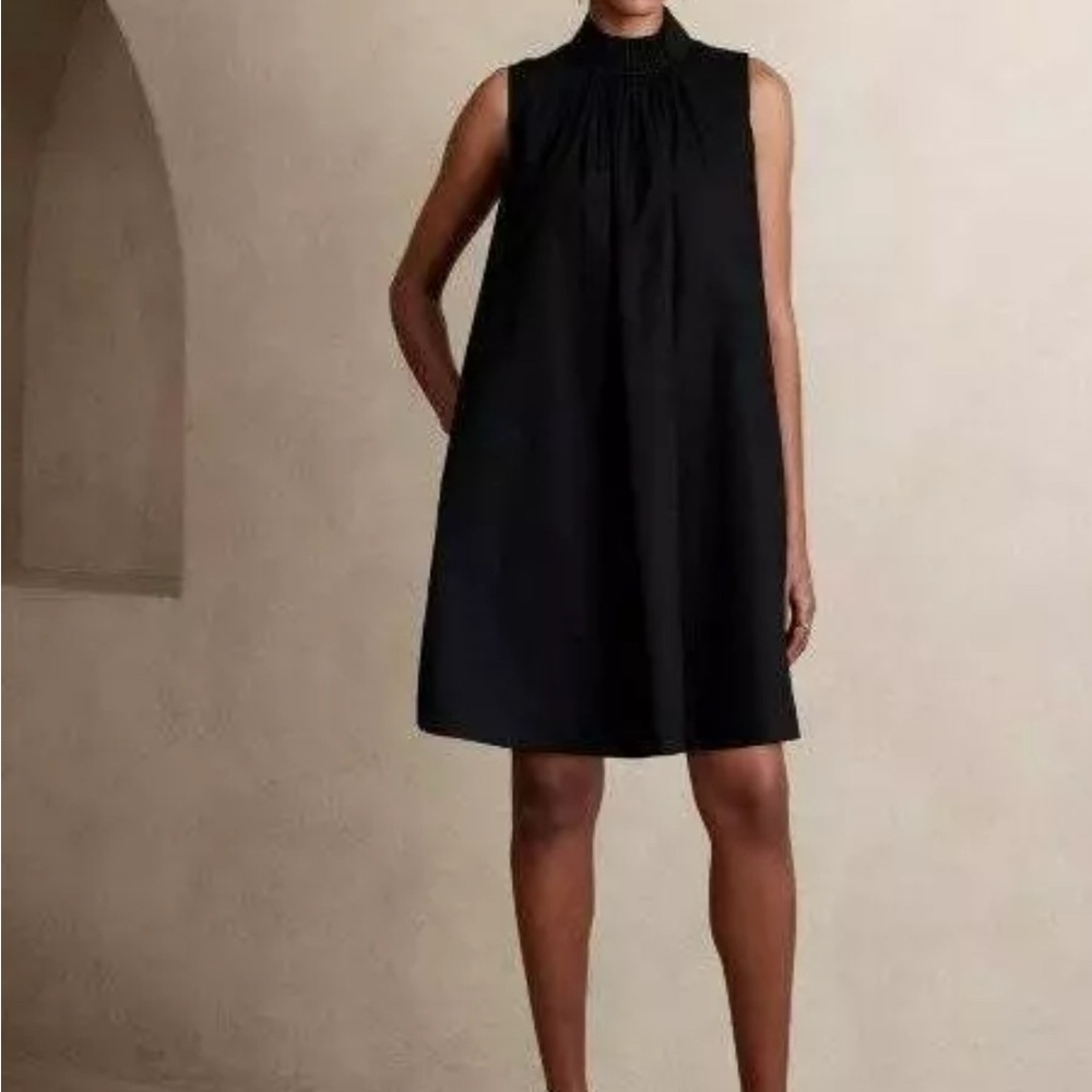 Banana Republic Factory Black A-line Dress